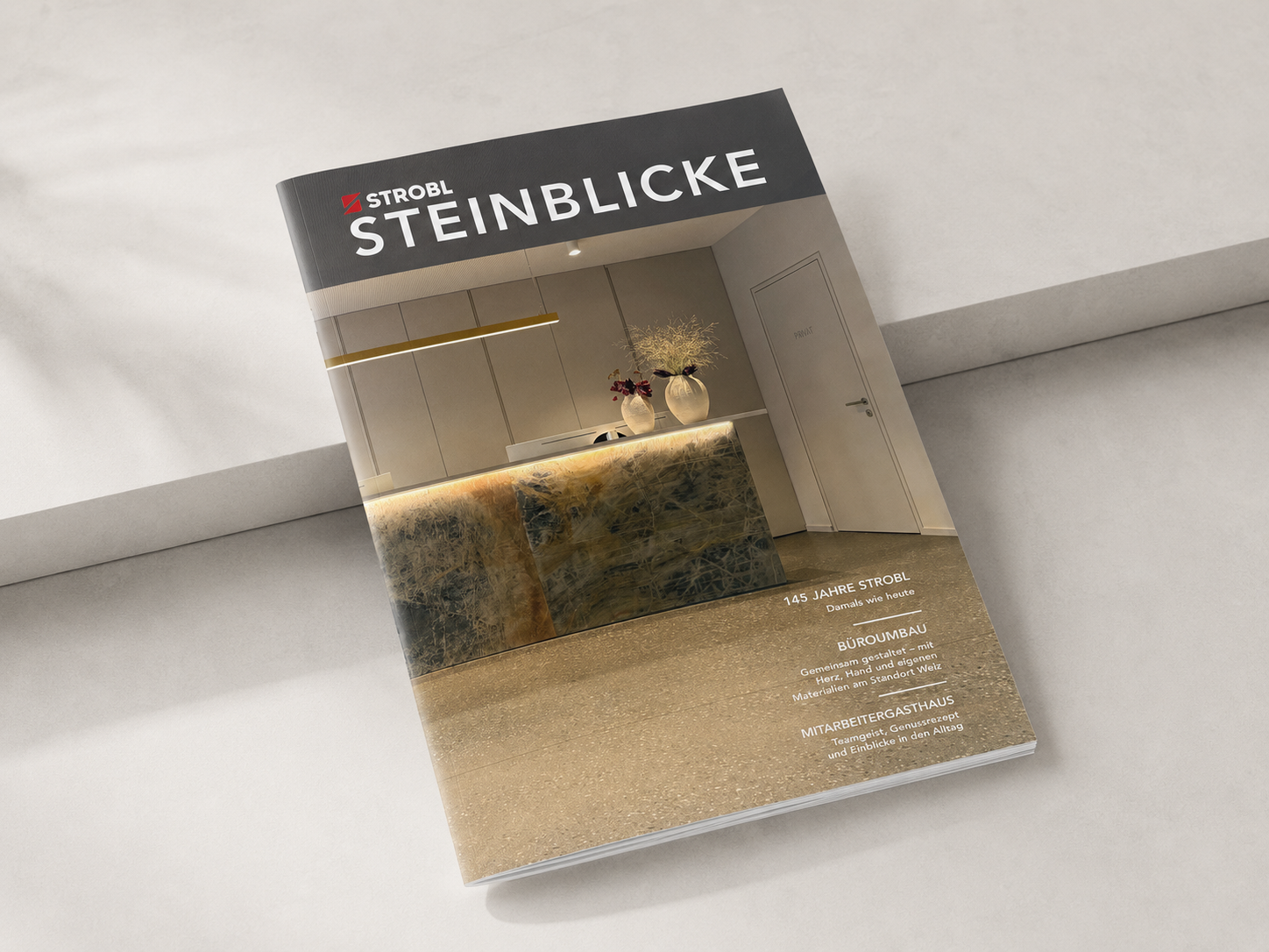 Grafikdesign Firmenzeitung